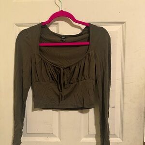 Crop top long sleeve
